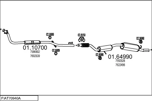 Изпускателна система MTS                 