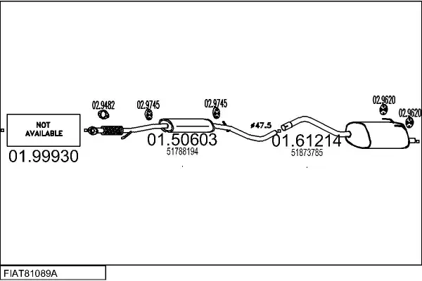 Изпускателна система MTS                 
