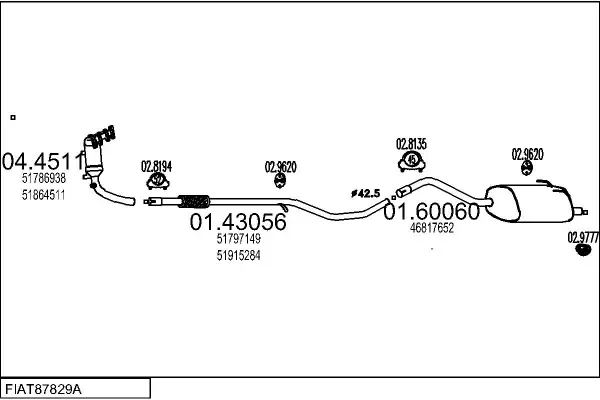 Изпускателна система MTS                 