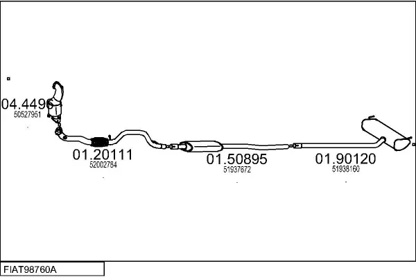 Изпускателна система MTS                 