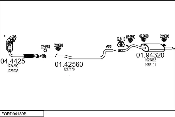 Изпускателна система MTS                 