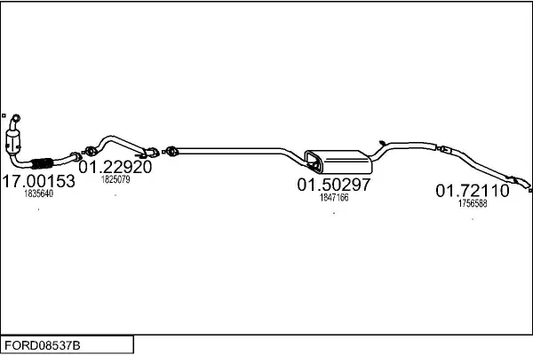 Изпускателна система MTS                 