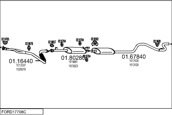 Изпускателна система MTS                 