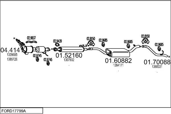 Изпускателна система MTS                 