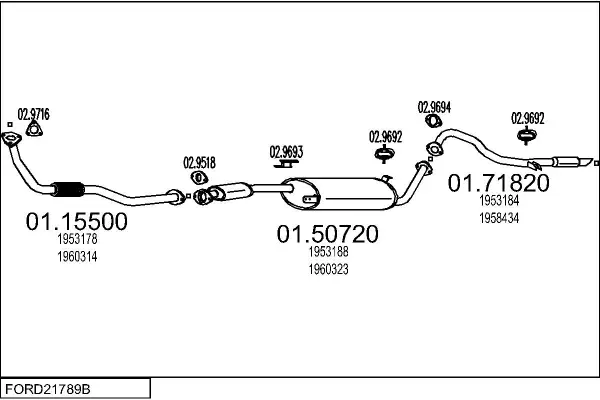 Изпускателна система MTS                 