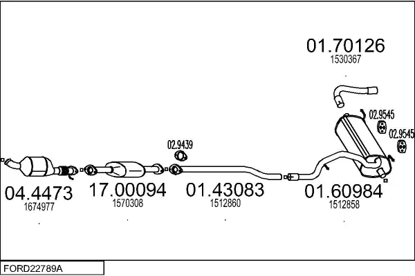 Изпускателна система MTS                 