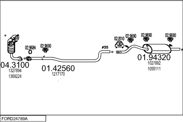 Изпускателна система MTS                 