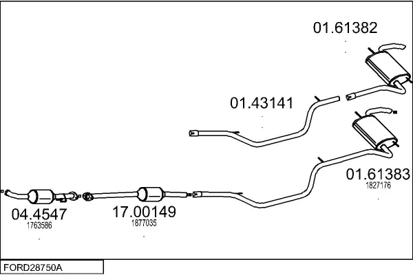 Изпускателна система MTS                 