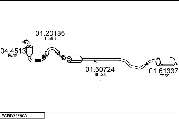 Изпускателна система MTS                 