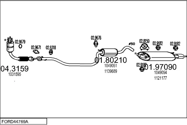 Изпускателна система MTS                 