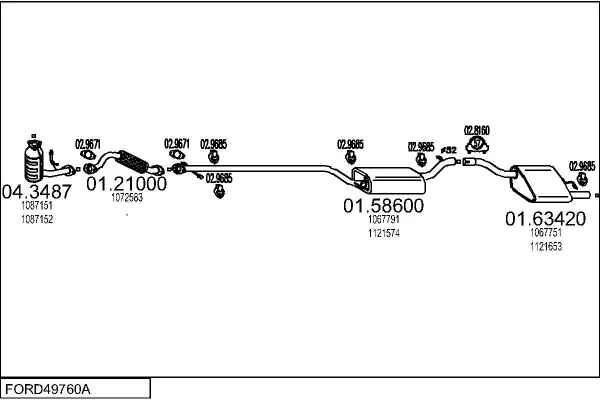 Изпускателна система MTS                 