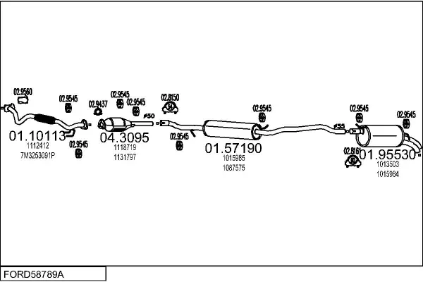 Изпускателна система MTS                 