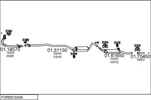 Изпускателна система MTS                 
