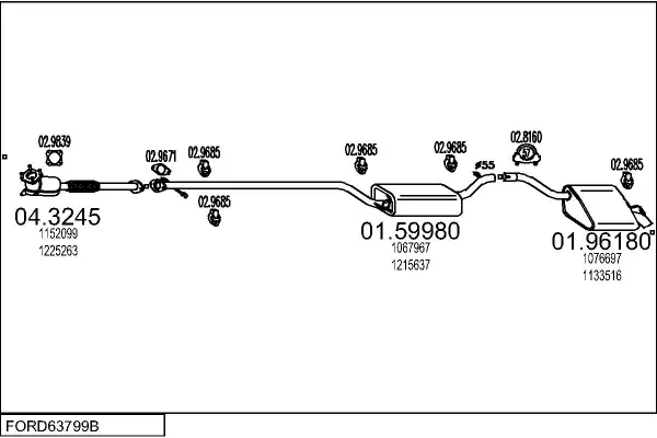 Изпускателна система MTS                 