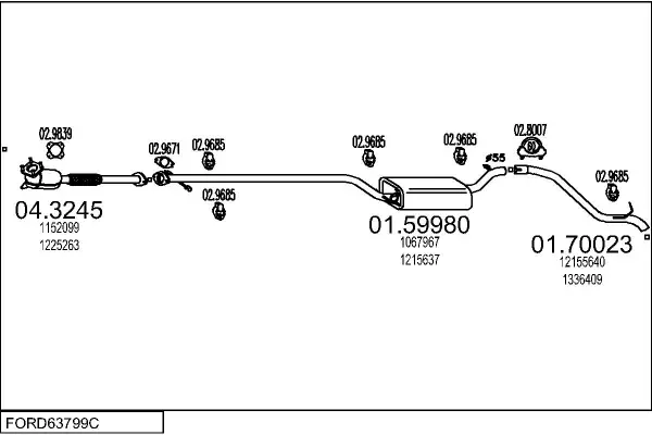 Изпускателна система MTS                 