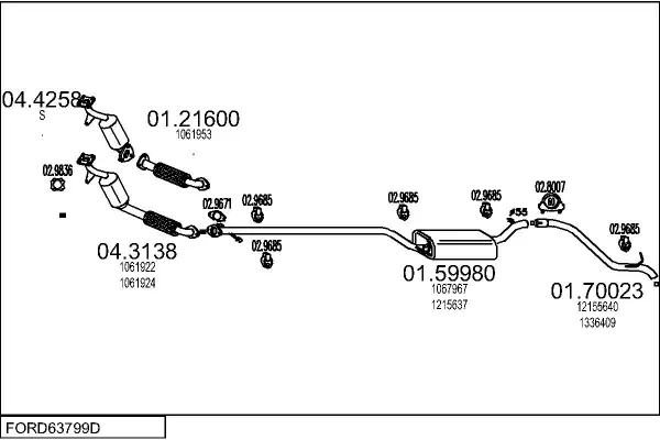 Изпускателна система MTS                 