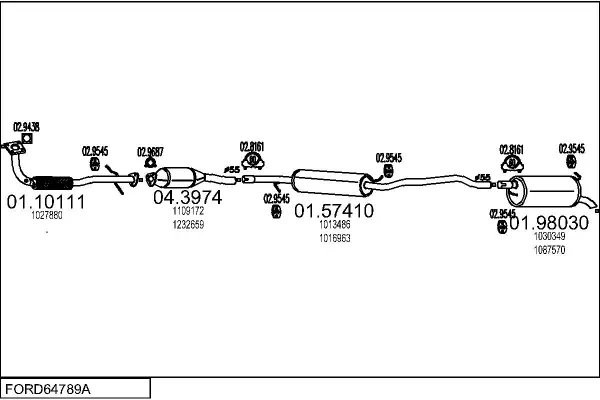 Изпускателна система MTS                 