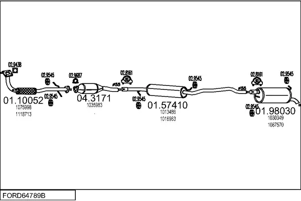 Изпускателна система MTS                 