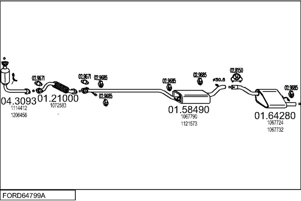 Изпускателна система MTS                 