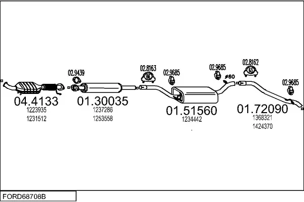 Изпускателна система MTS                 