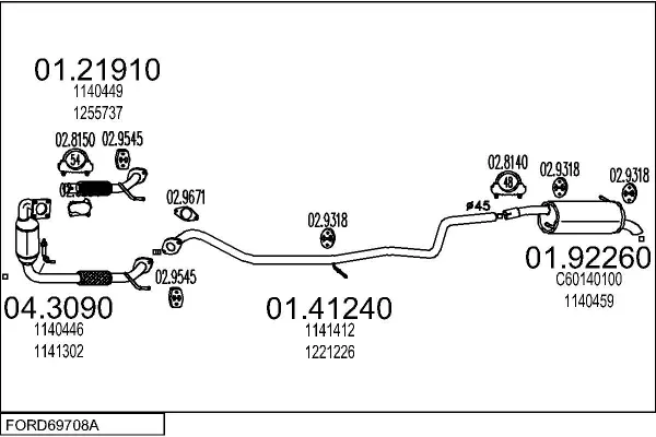 Изпускателна система MTS                 