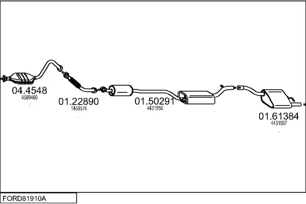 Изпускателна система MTS                 