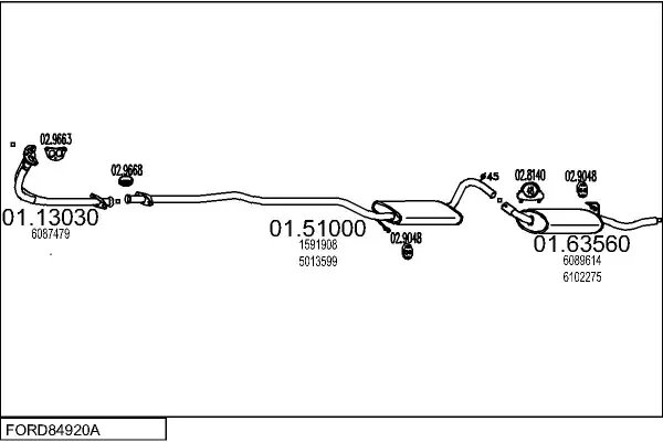 Изпускателна система MTS                 