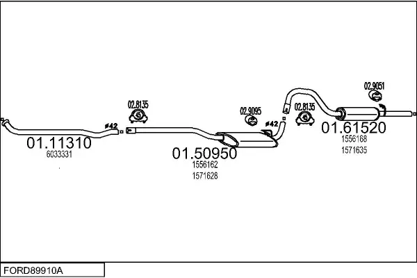 Изпускателна система MTS                 