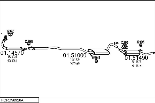 Изпускателна система MTS                 