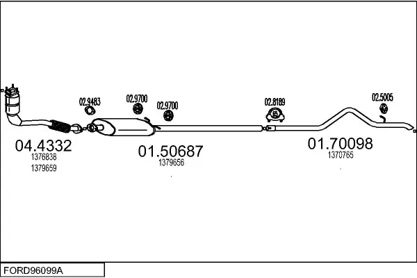 Изпускателна система MTS                 