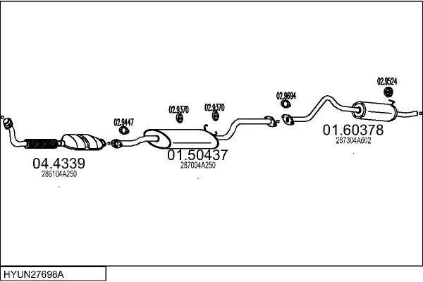 Изпускателна система MTS                 