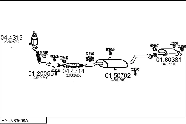 Изпускателна система MTS                 