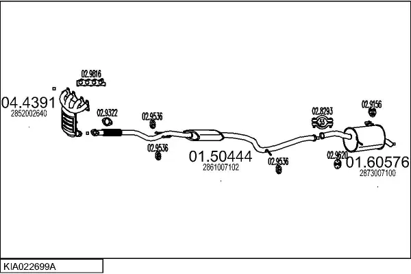 Изпускателна система MTS                 