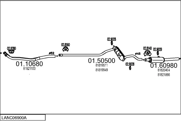 Изпускателна система MTS                 