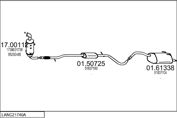 Изпускателна система MTS                 