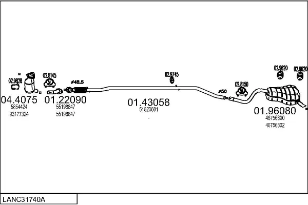 Изпускателна система MTS                 