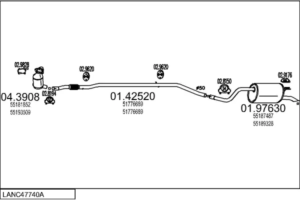 Изпускателна система MTS                 