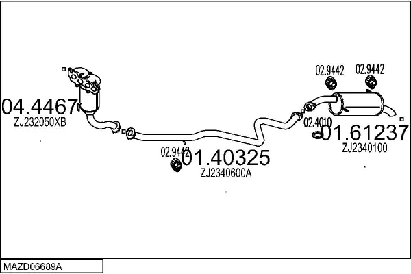 Изпускателна система MTS                 