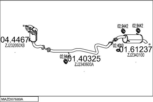 Изпускателна система MTS                 