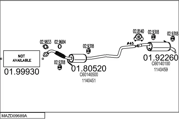 Изпускателна система MTS                 