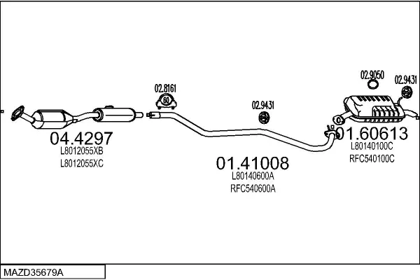 Изпускателна система MTS                 