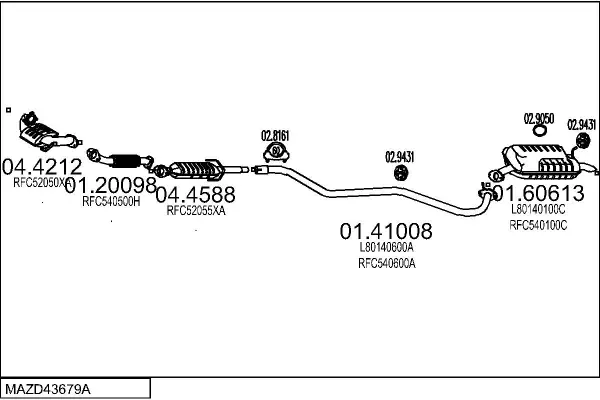 Изпускателна система MTS                 