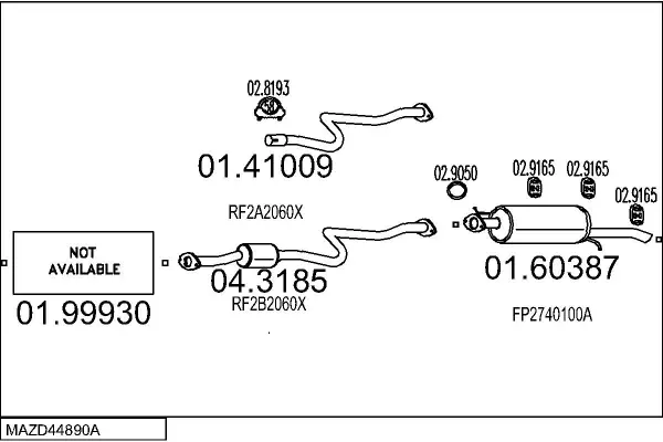 Изпускателна система MTS                 