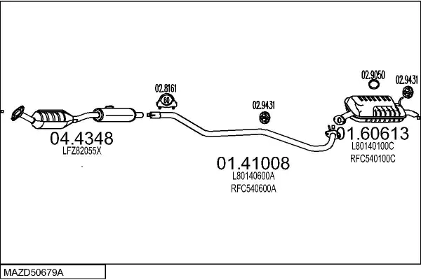 Изпускателна система MTS                 