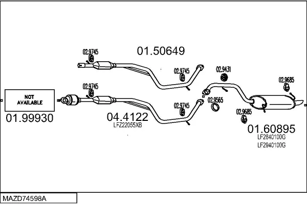 Изпускателна система MTS                 
