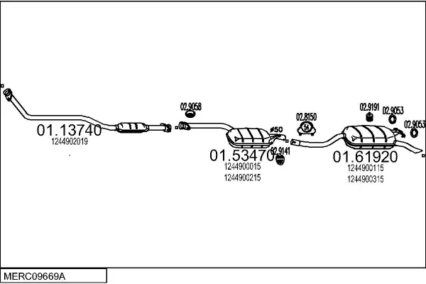 Изпускателна система MTS                 