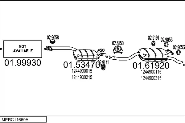 Изпускателна система MTS                 