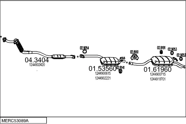 Изпускателна система MTS                 