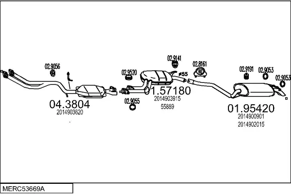 Изпускателна система MTS                 