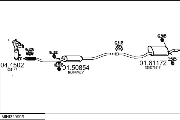 Изпускателна система MTS                 
